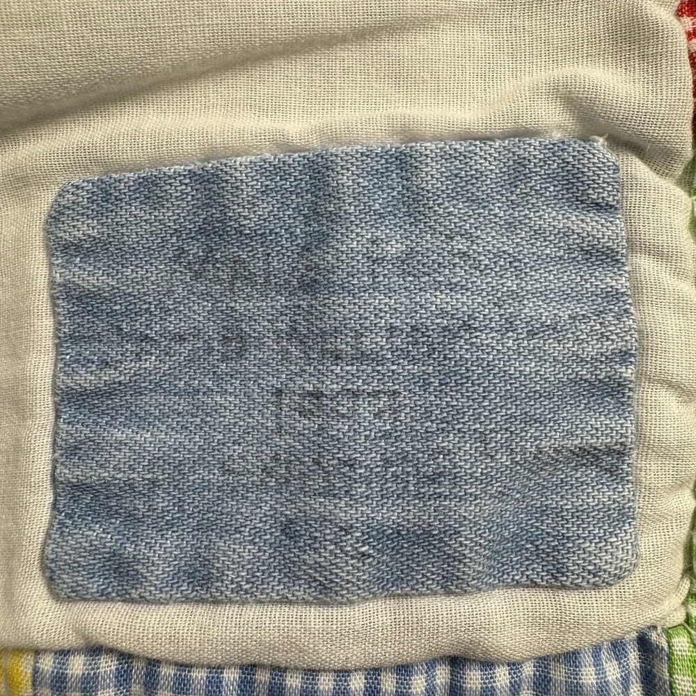 Vintage 1993 KIDS IN OVERALLS Colorful Quilt 64